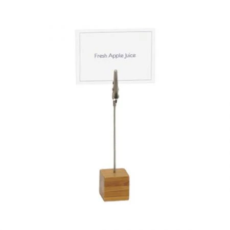FOH Bamboo Menu Sign Clip, 1", 12 ct - Image 2