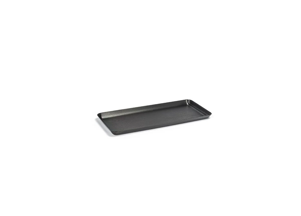 FOH Brushed Stainless Steel Tray, 10" x 4.5", 6 ct - Image 3