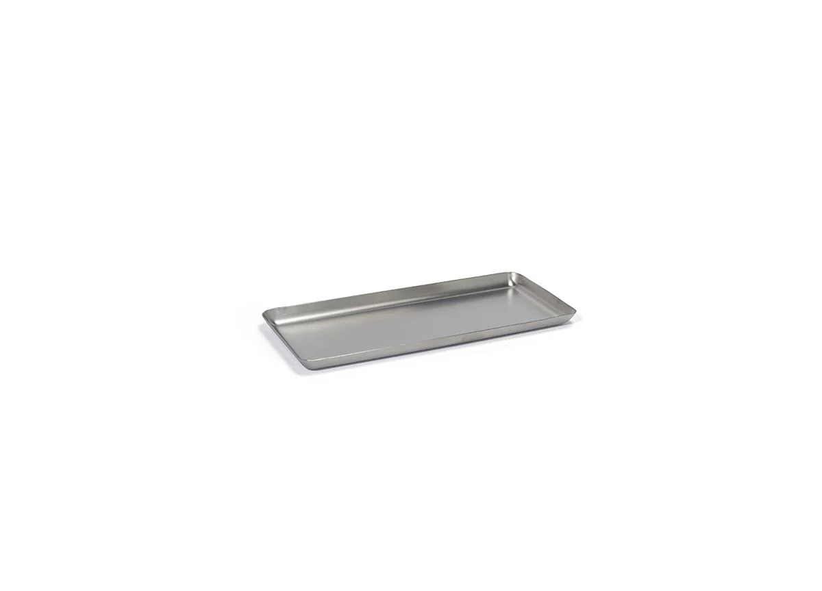 FOH Brushed Stainless Steel Tray, 10" x 4.5", 6 ct - Image 4