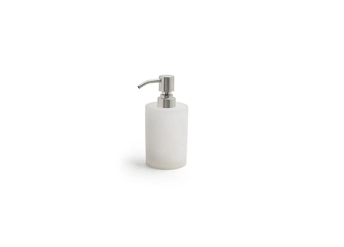 FOH Nassau Pump with Low Profile Brushed Stainless Top, 10 oz, 6 ct