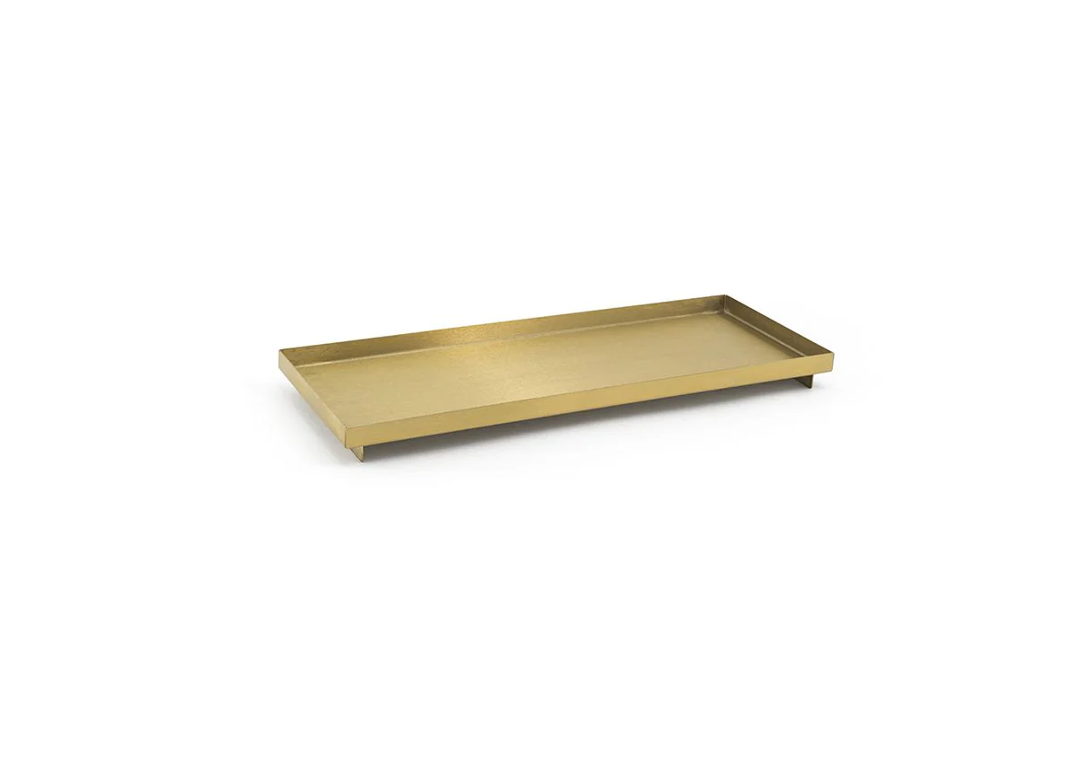 FOH Brushed Stainless Steel Tray, 12.25" x 4.75", 6 ct - Image 4