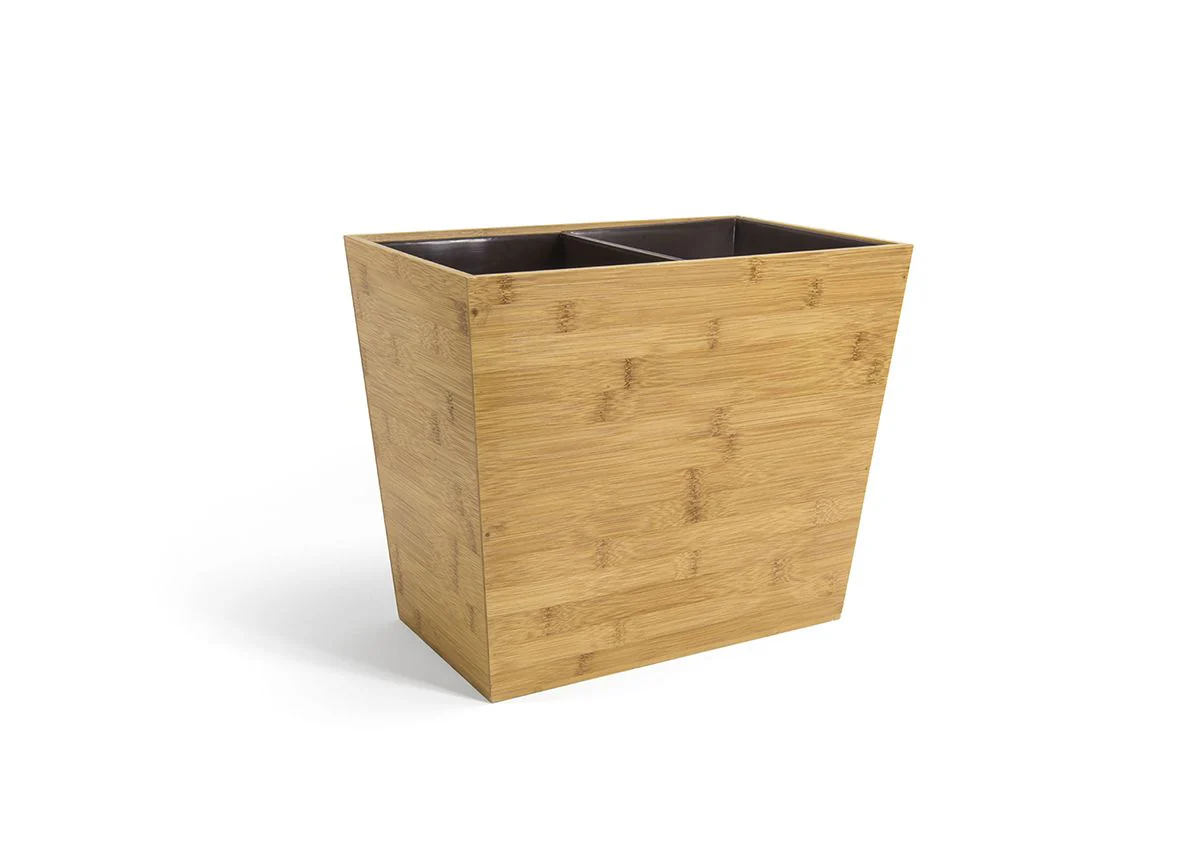 FOH Bamboo Recycle Bin, 17 qt, 4 ct - Image 2