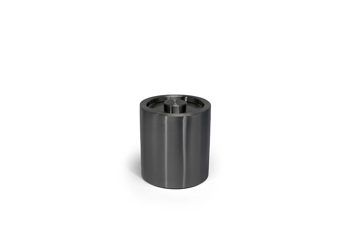 FOH Round Stainless Steel Ice Bucket with Lid, 2 qt, 4 ct - Image 6