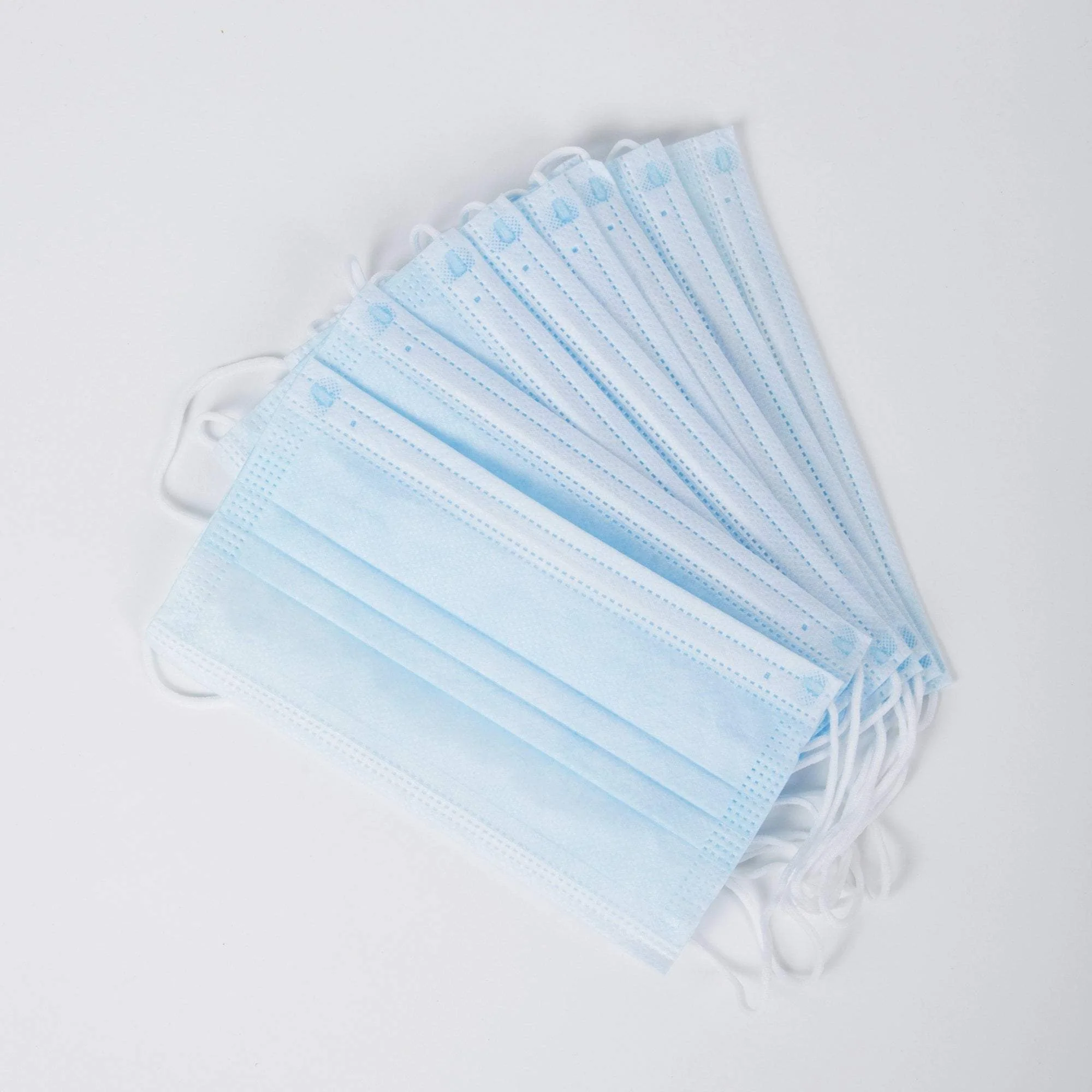 3-Ply Disposable Face Mask, Blue, 50 ct. - Image 5