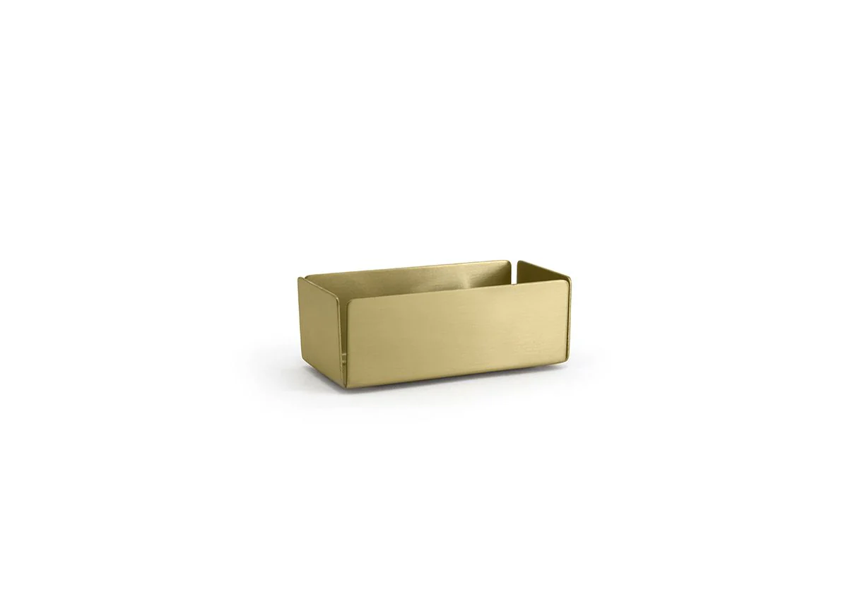 FOH Brushed Stainless Holder, 4.75" x 2.25", 12 ct - Image 4