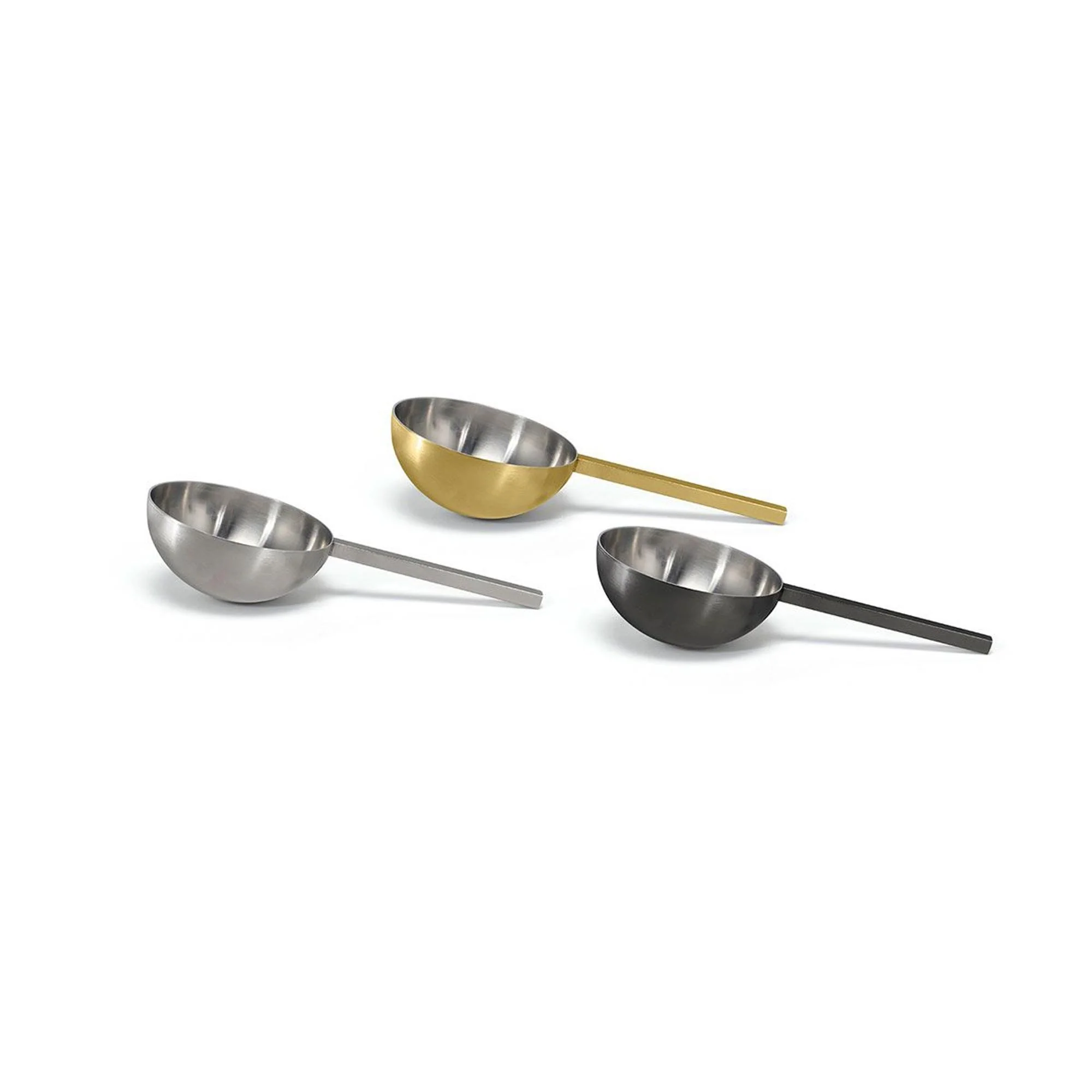 FOH Brushed Stainless Steel Scoop, 6", 12 ct