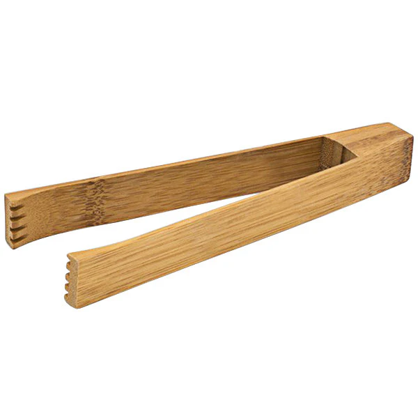 FOH Bamboo Tongs, 7.25", 12 ct - Image 2