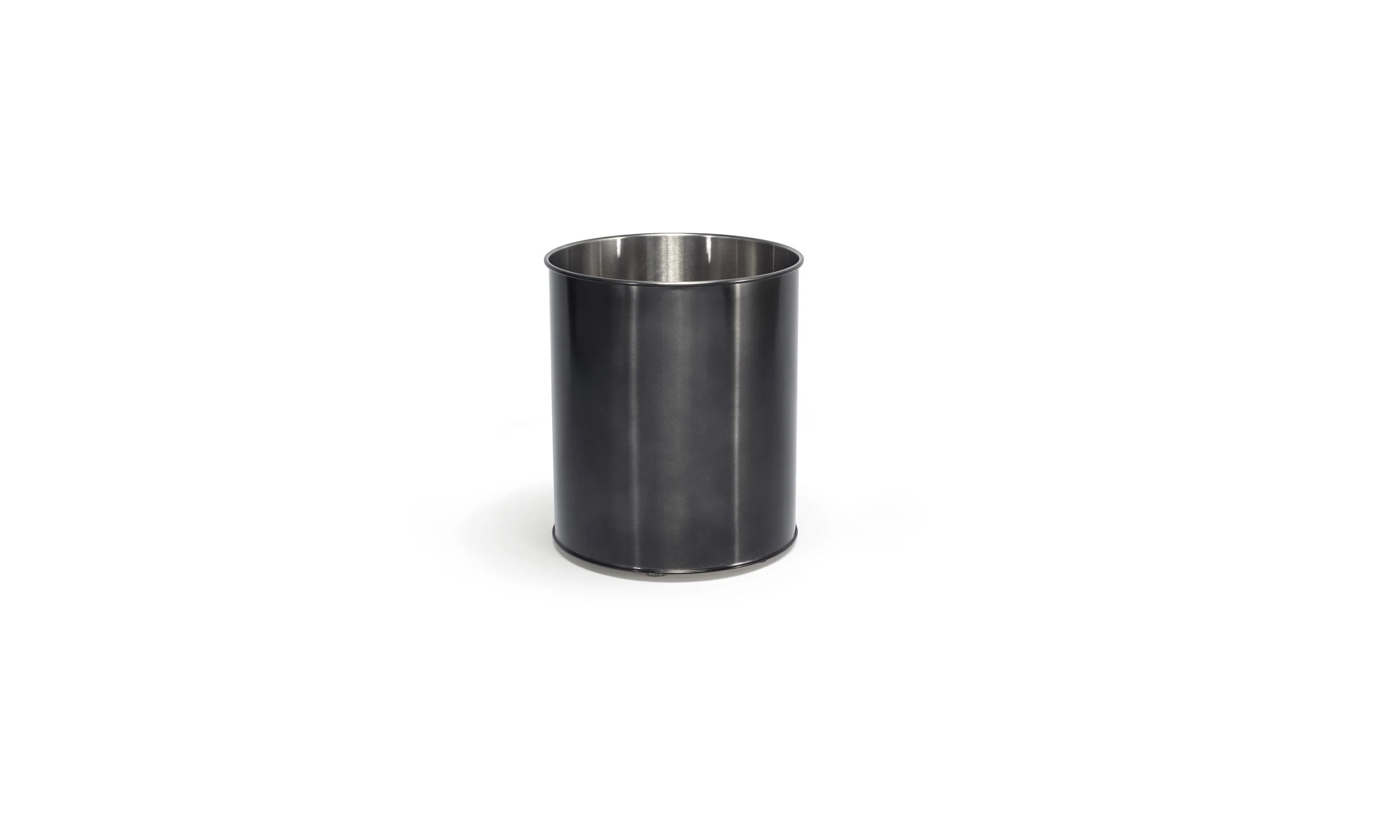 FOH Brushed Stainless Steel Waste Basket, 7 qt, 4 ct - Image 4