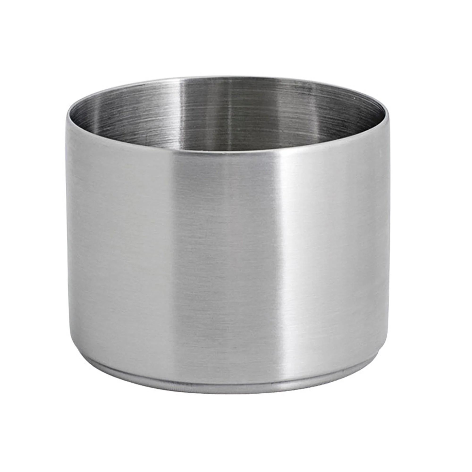 FOH Round Soho Brushed Stainless Ramekin, 9 oz, 12 ct - Image 2