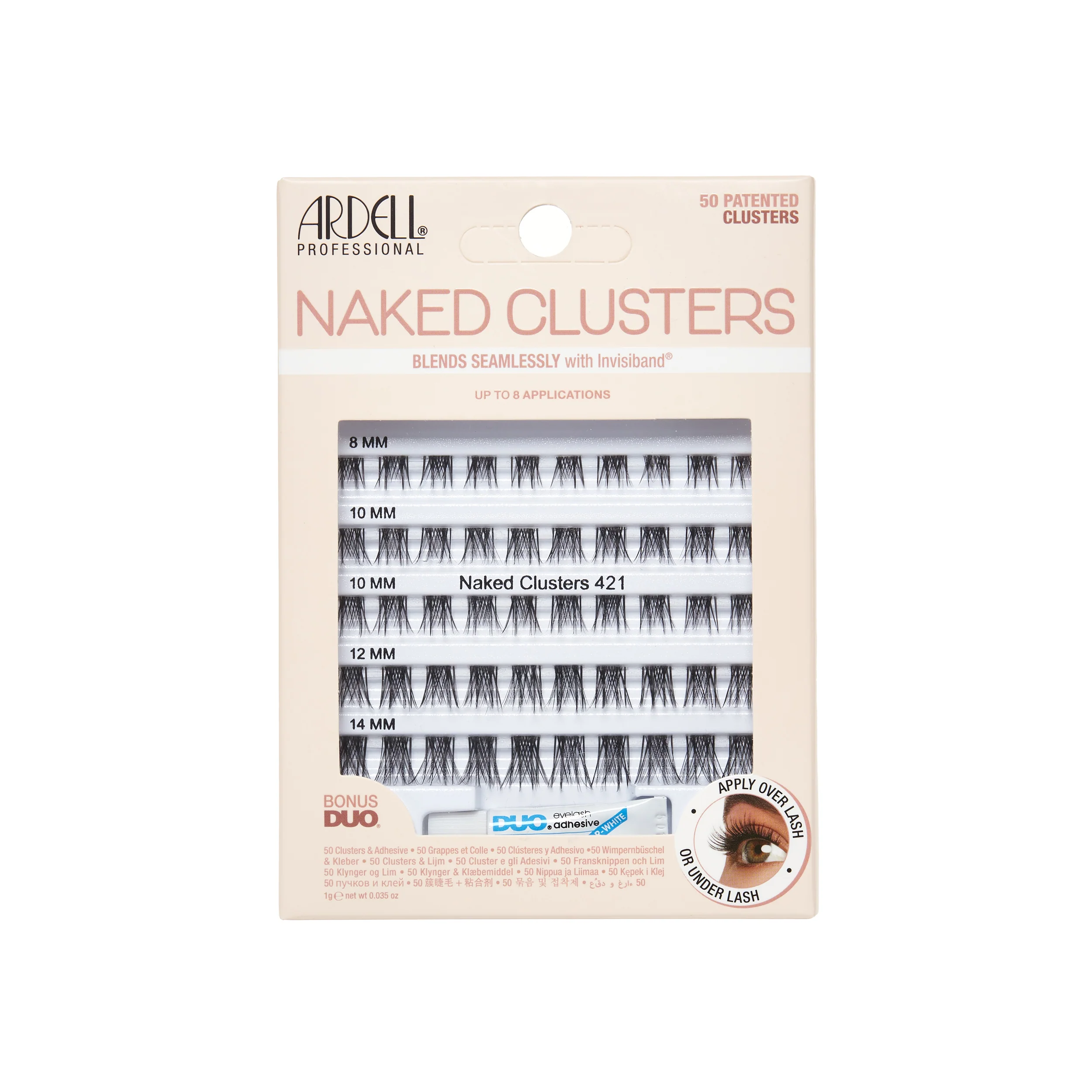 Ardell Naked Cluster Lashes 421, 50 pc