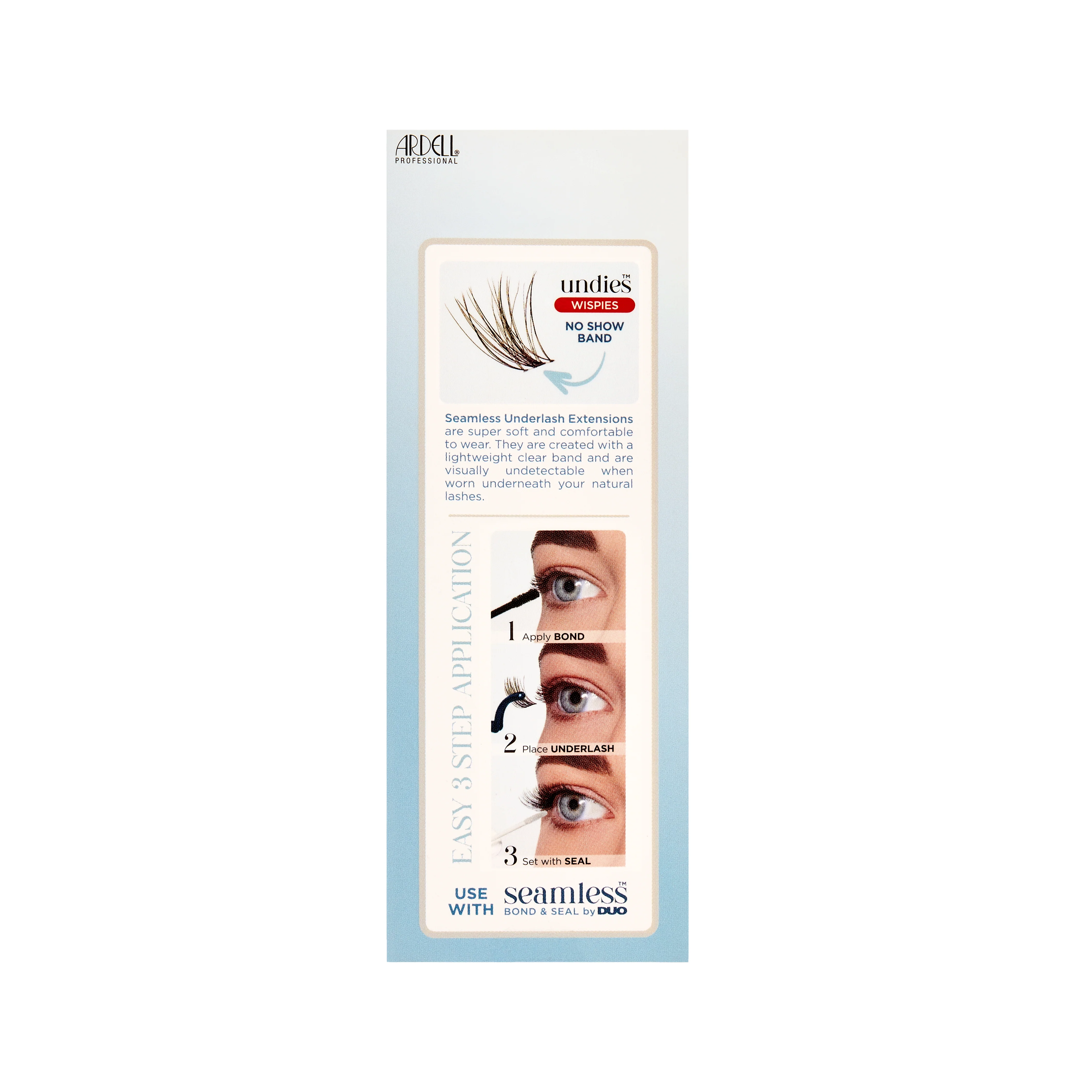Ardell Seamless Underlash Invisiband Wispies, 32 ct - Image 3