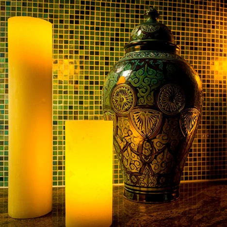 Artisan Gold Wax Luminaries Candle Holders, 6 ct - Image 4