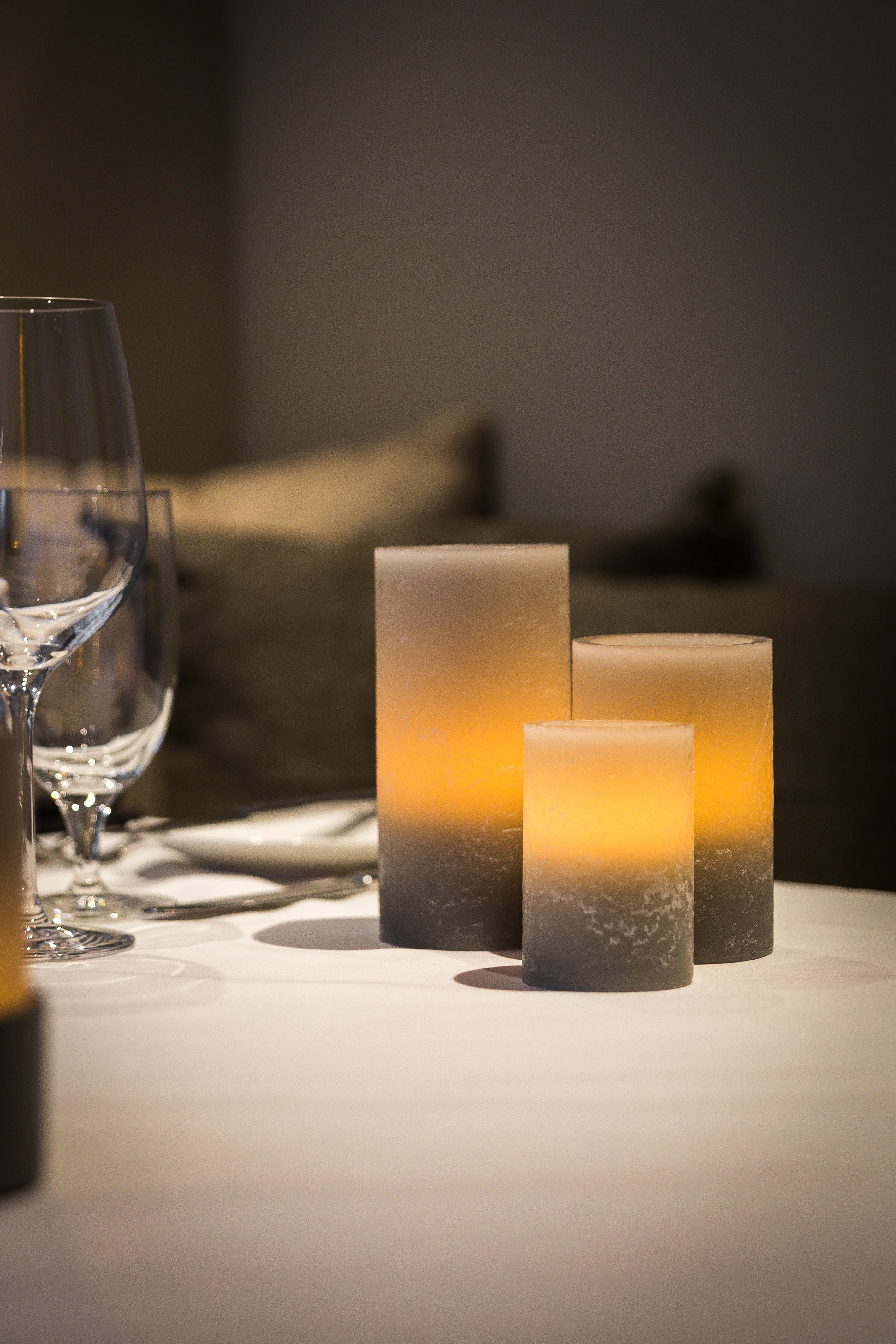 Artisan Grey Wax Luminaries Candle Holders, 6 ct - Image 4