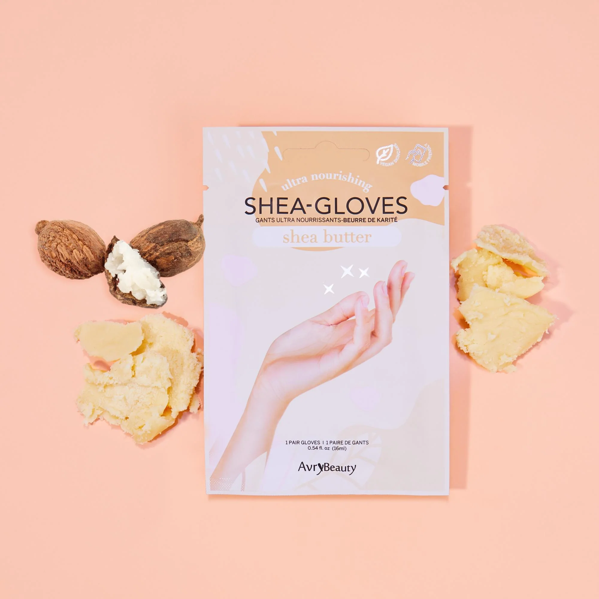 Avry Beauty Shea Butter Gloves, 1 pair - Image 3