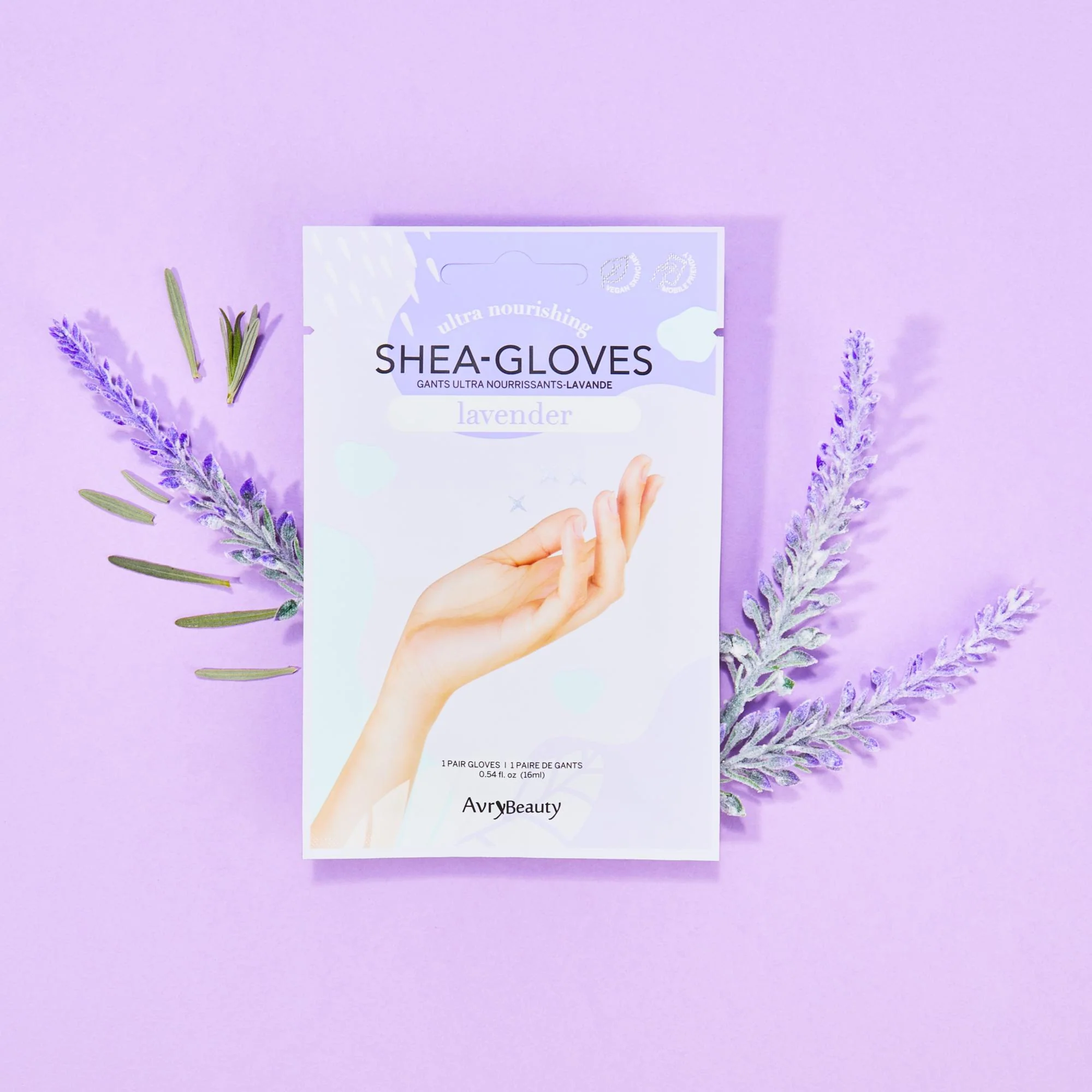 Avry Beauty Shea Butter Gloves, 1 pair - Image 6