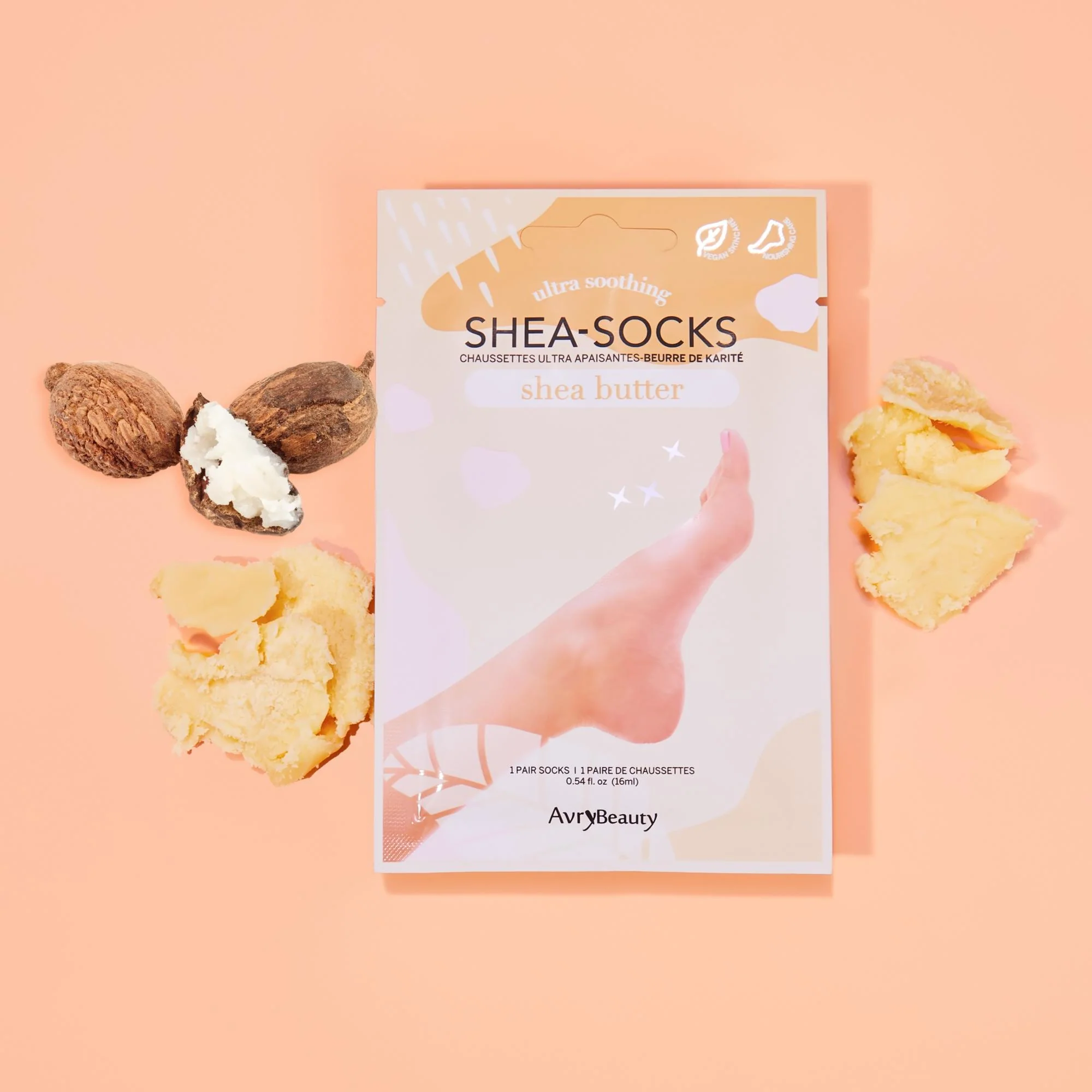 Avry Beauty Shea Butter Socks, 1 pair - Image 3