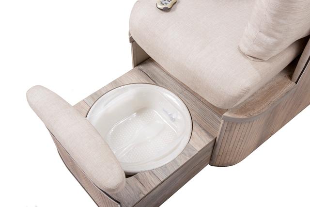 Belava Dorset Pedicure Spa Chair - Lounge Style with Add-On Platform - Image 2