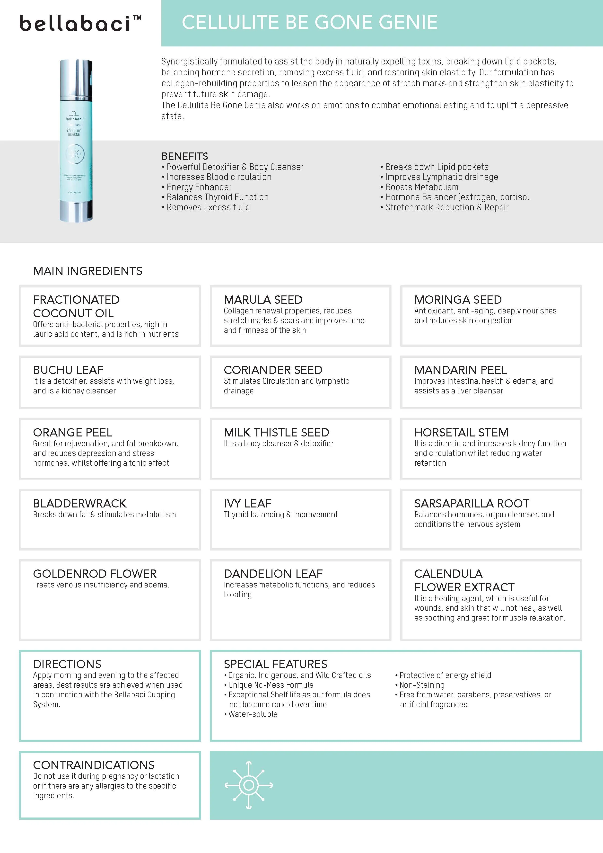 Bellabaci Cellulite Be Gone Genie Wellness Gel - Image 5
