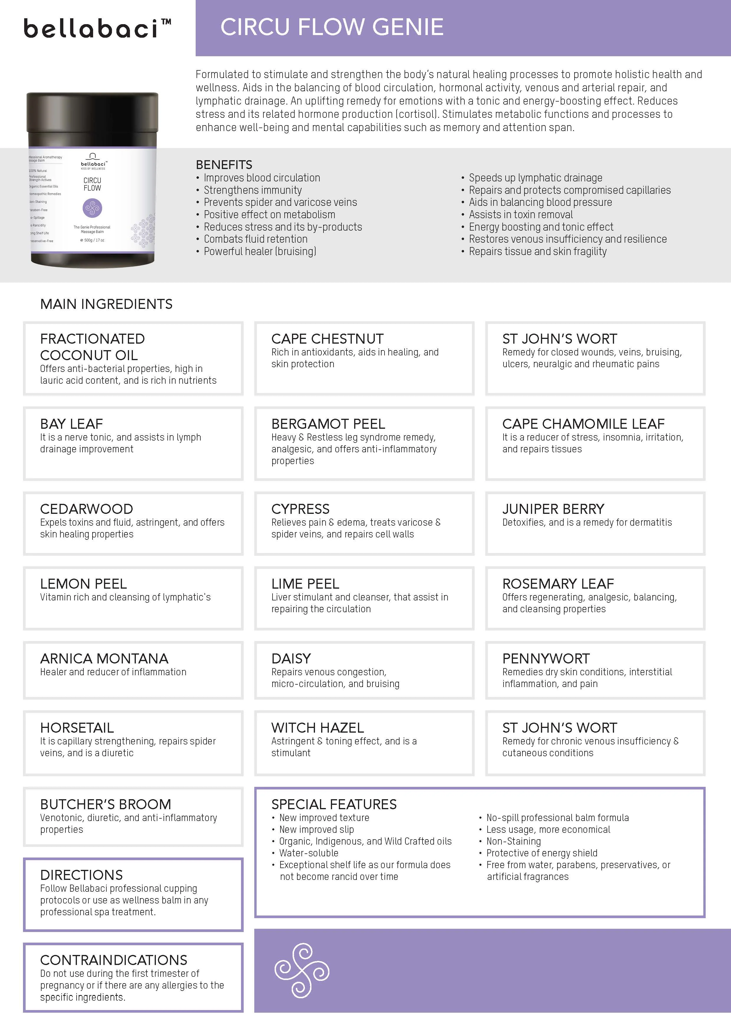 Bellabaci CircuFlow Wellness Balm, 17.63 oz - Image 4