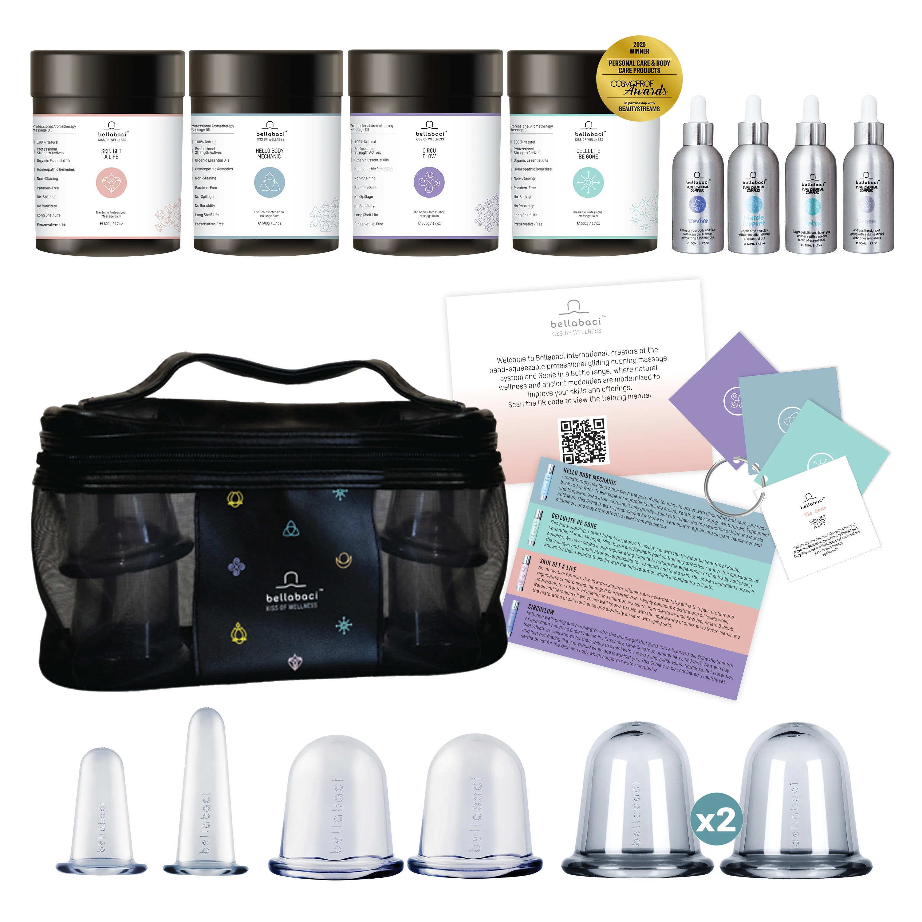 Backbar Gliding Cupping Starter Kit