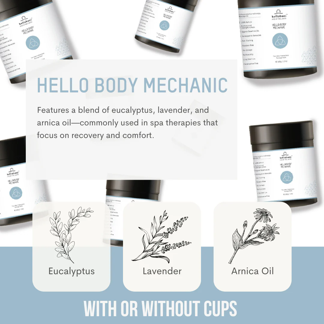 Bellabaci Hello Body Mechanic Wellness Balm, 17.63 oz - Image 3