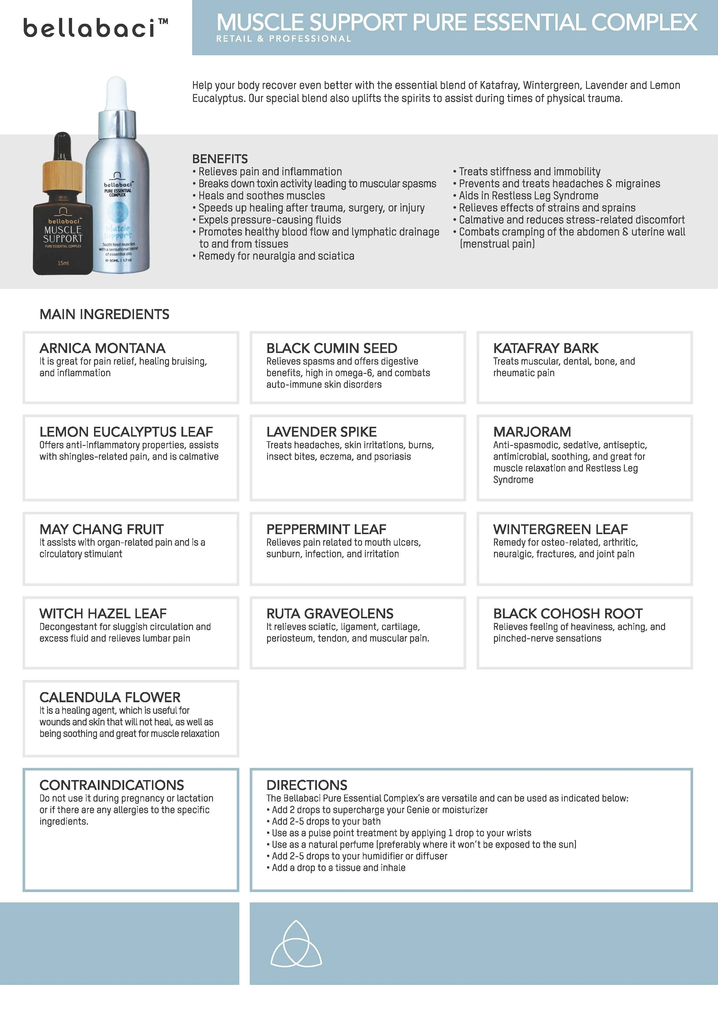 Bellabaci Muscle Support Pure Essential Complex - Image 5