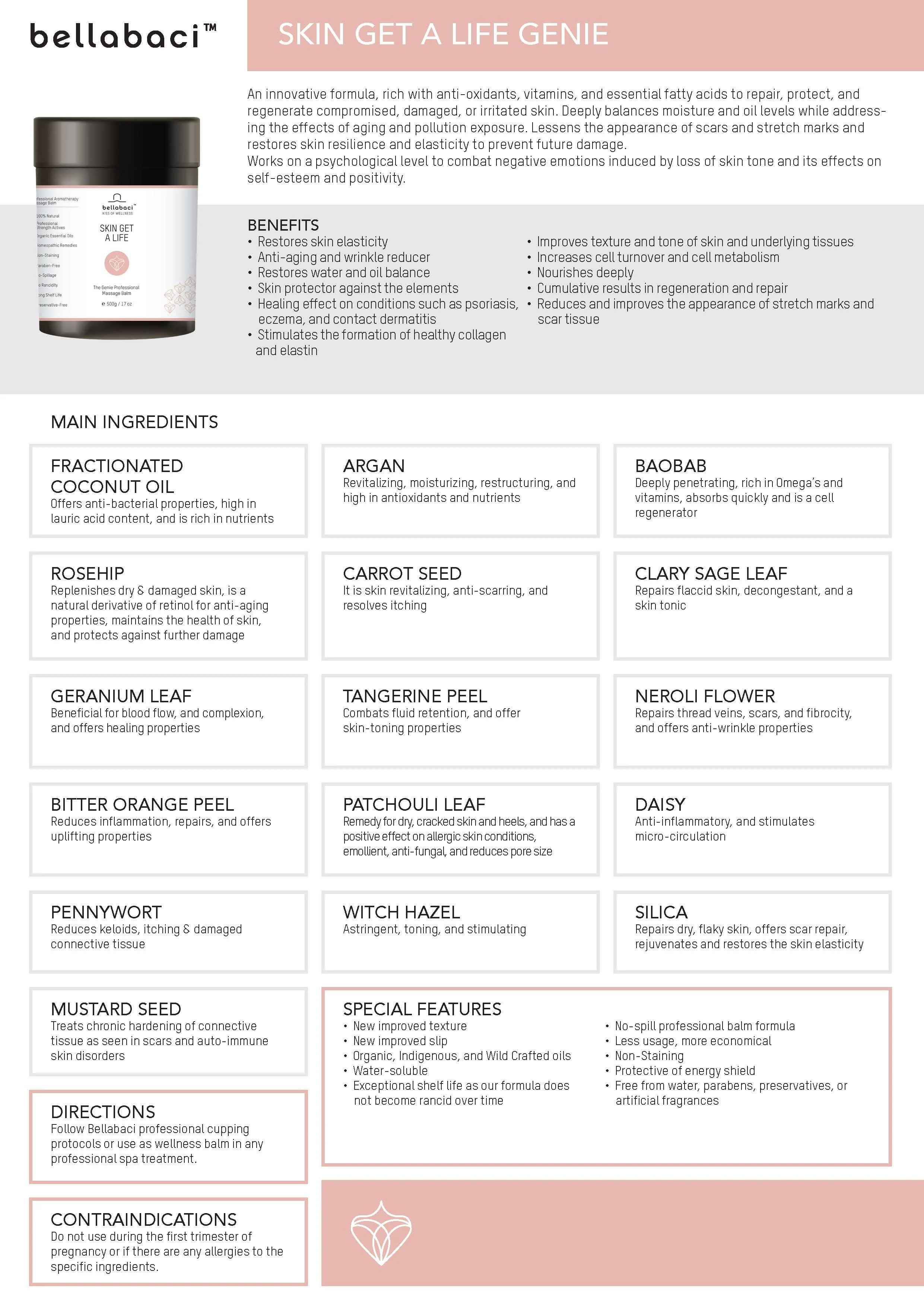 Bellabaci Skin Get A Life Wellness Balm, 17.63 oz - Image 4