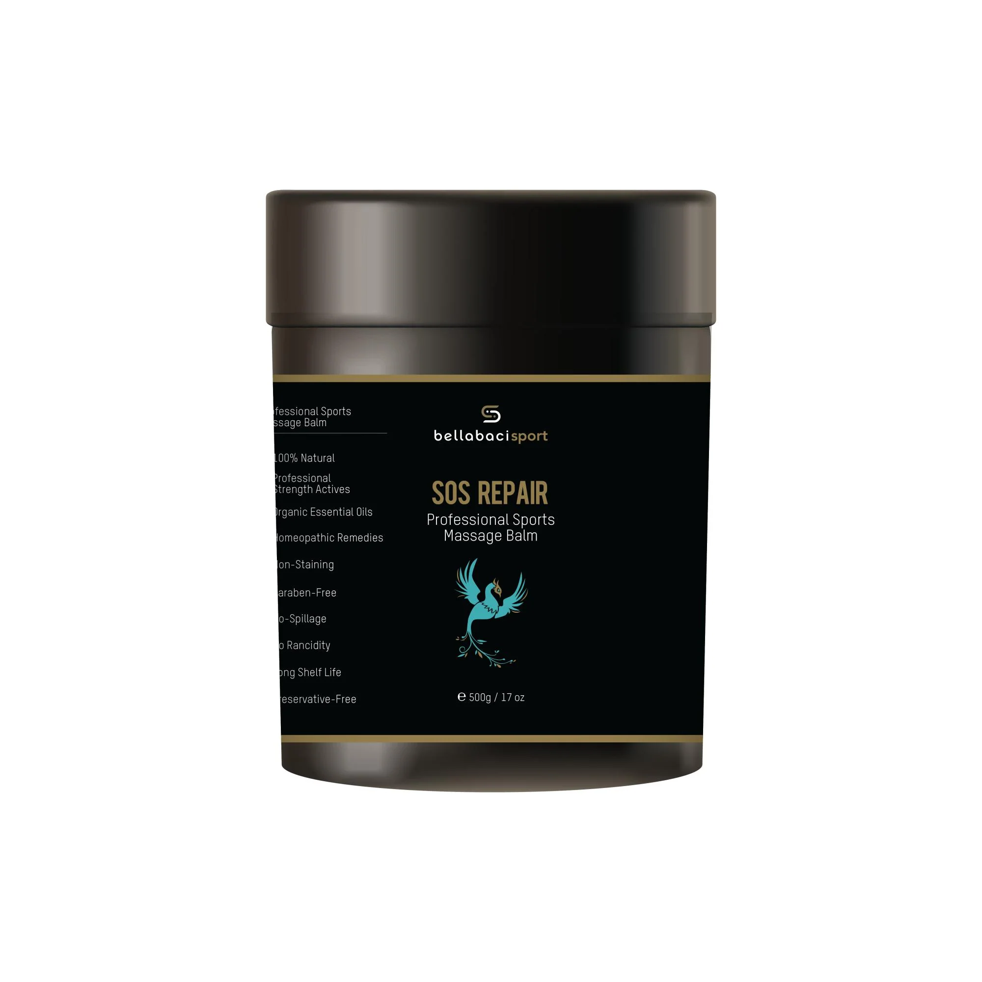 Bellabaci Sport SOS Repair Balm, 17.63 oz