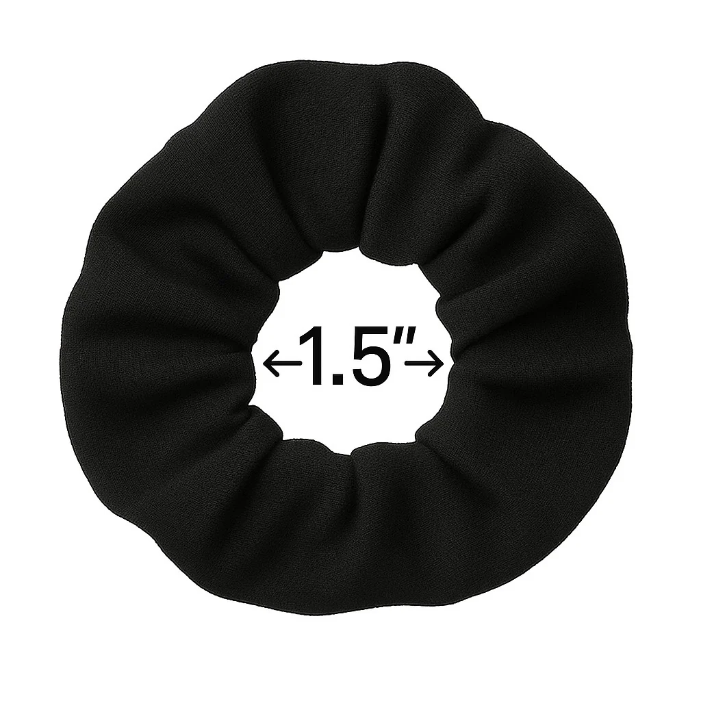 Black Scrunchie, 10 ct - Image 3