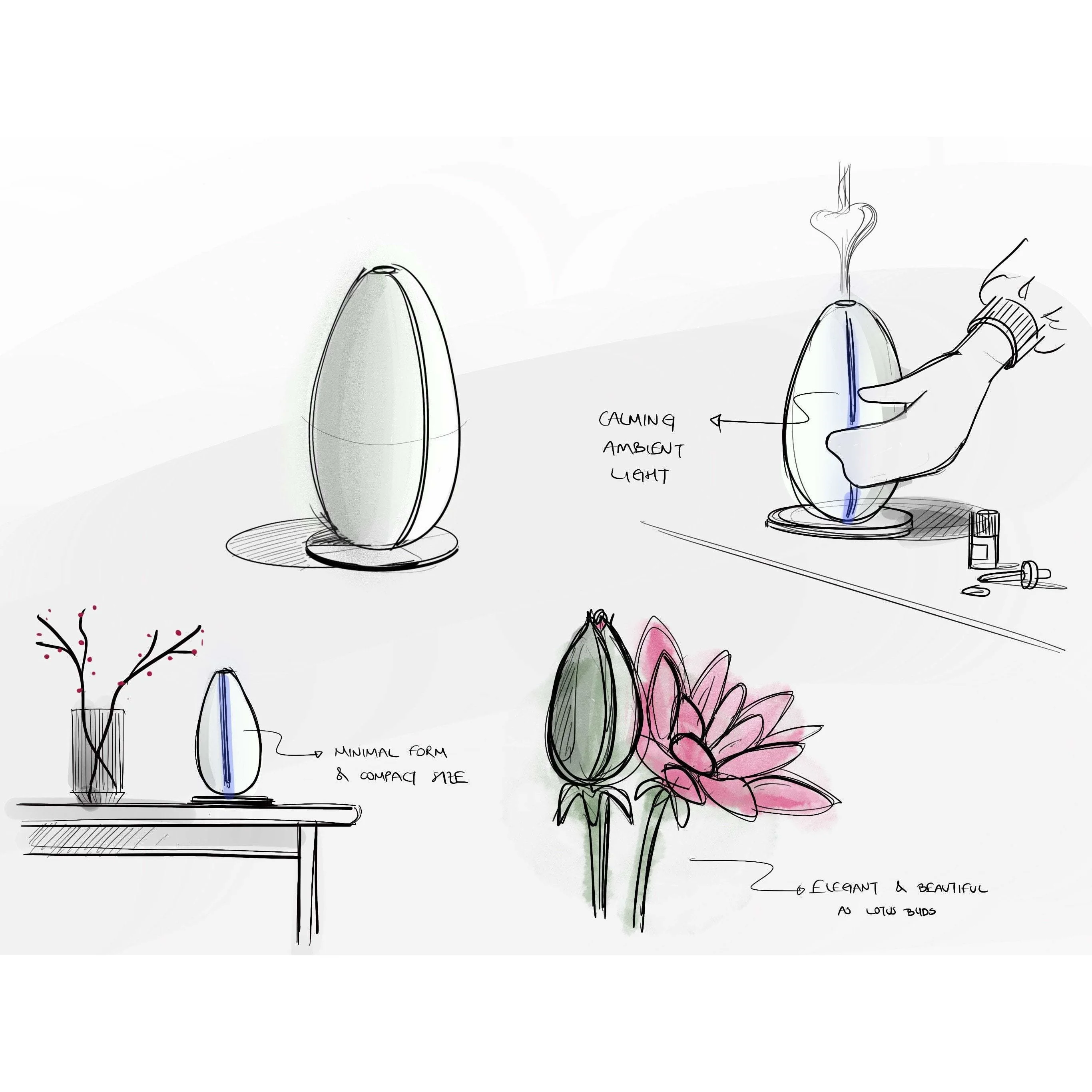Bloomy Lotus Bud Ultrasonic Diffuser - Image 7