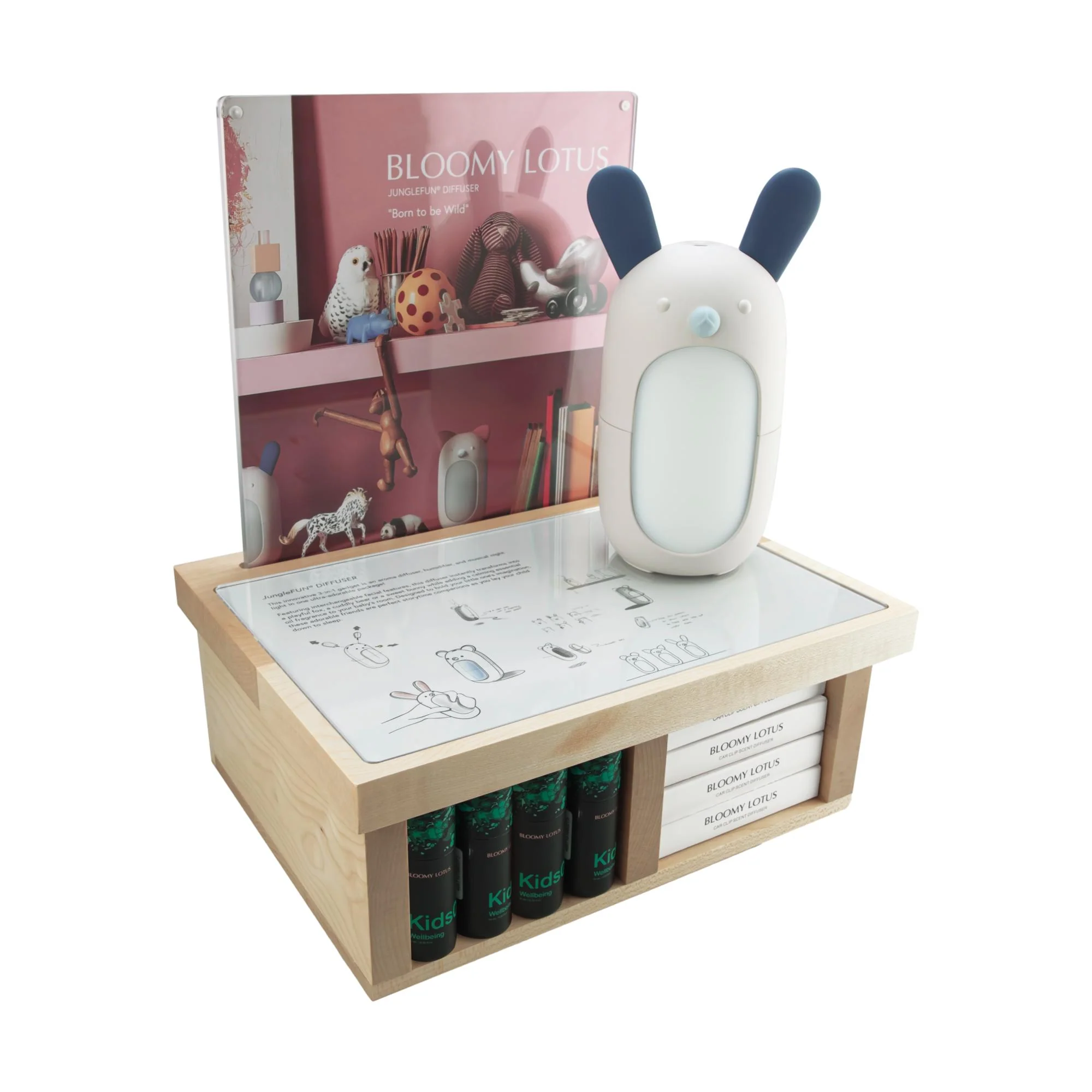 Bloomy Lotus Wooden Display - Image 6