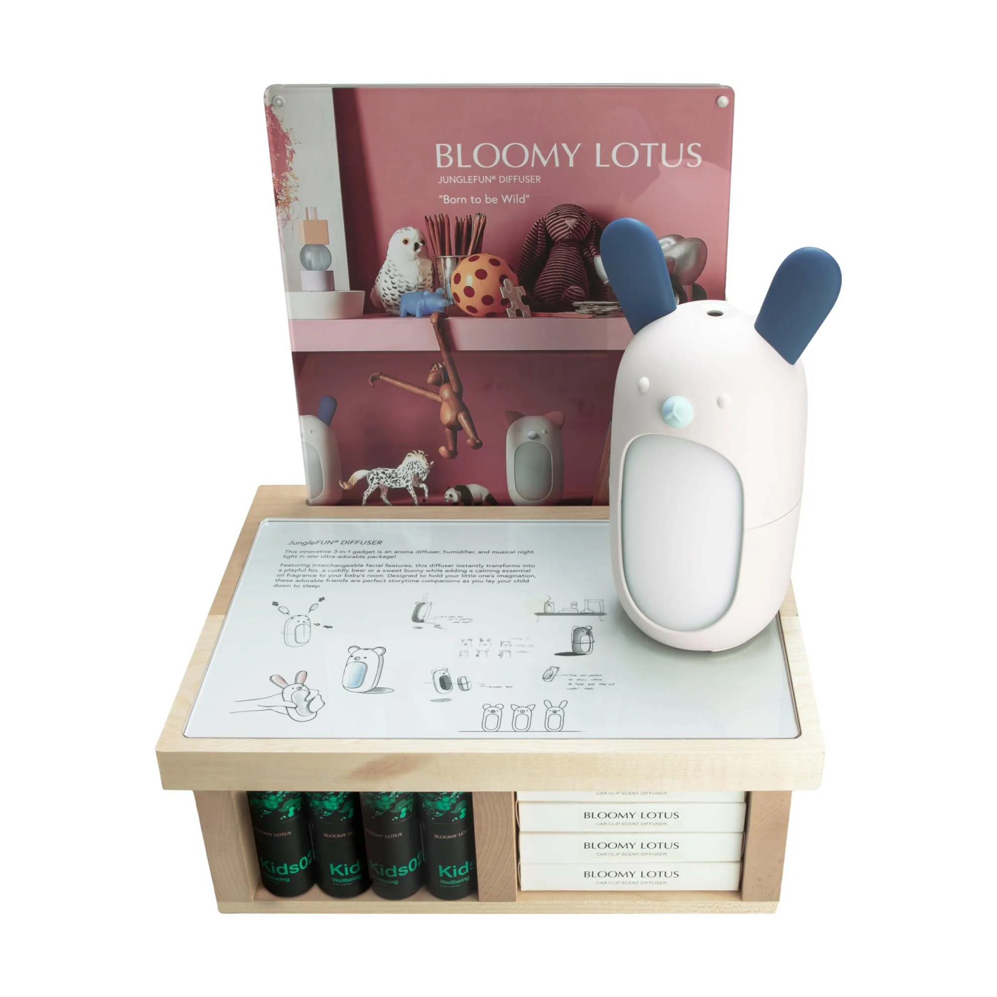 Bloomy Lotus Wooden Display - Image 7