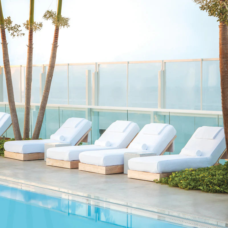 Boca Terry Fitted Lounge Chair Cover - Image 4