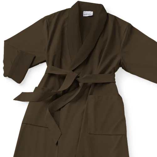 Boca Terry Microfiber Roll Collar Robe - Image 4