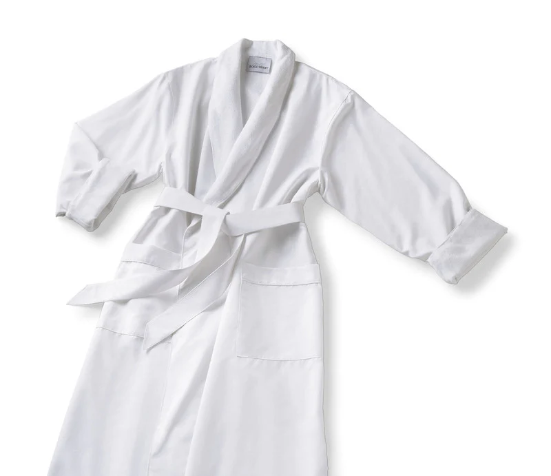 Boca Terry Shawl Collar Microfiber Robe w/ Plush Lining - Image 2