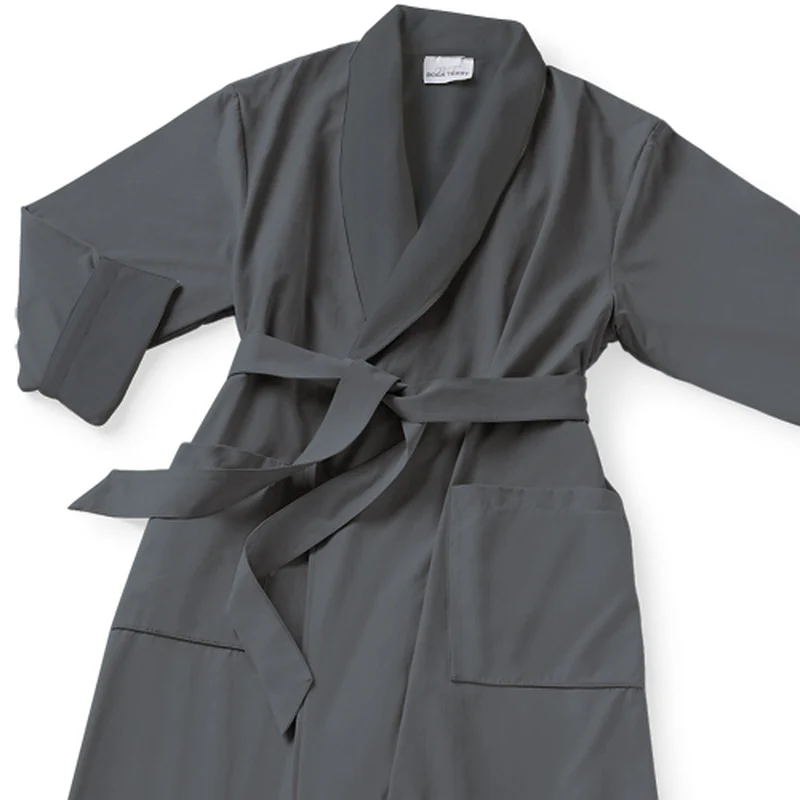 Boca Terry Shawl Collar Microfiber Robe w/ Plush Lining - Image 3