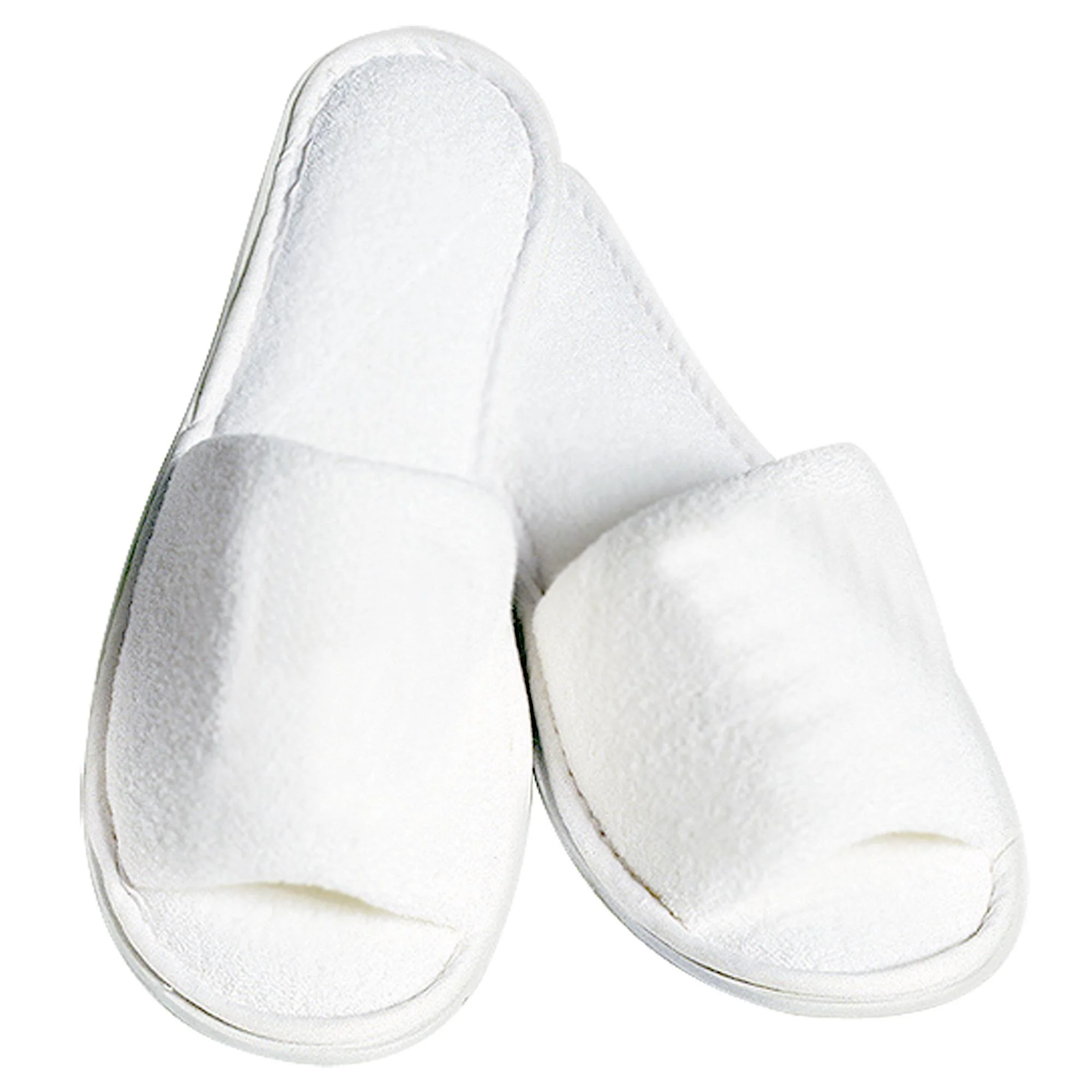 Boca Terry Terry Slippers, White