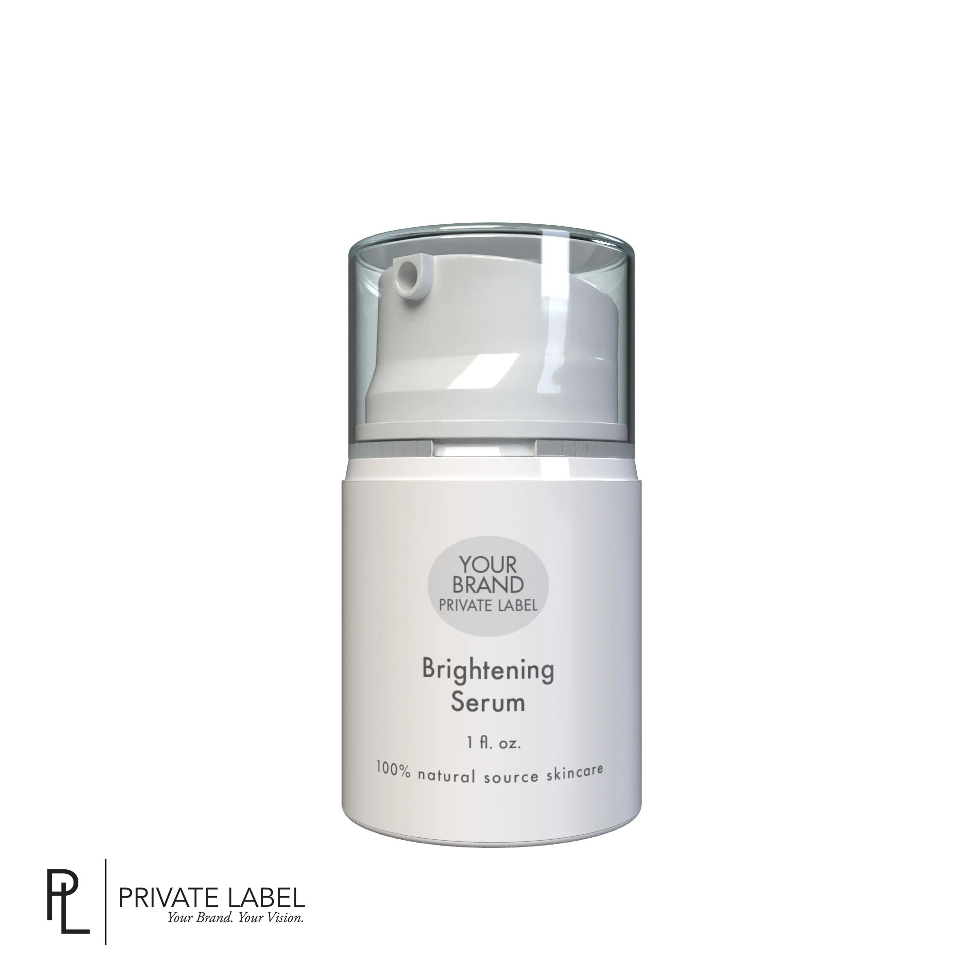 Private Label Brightening Serum, Retail 1 fl oz
