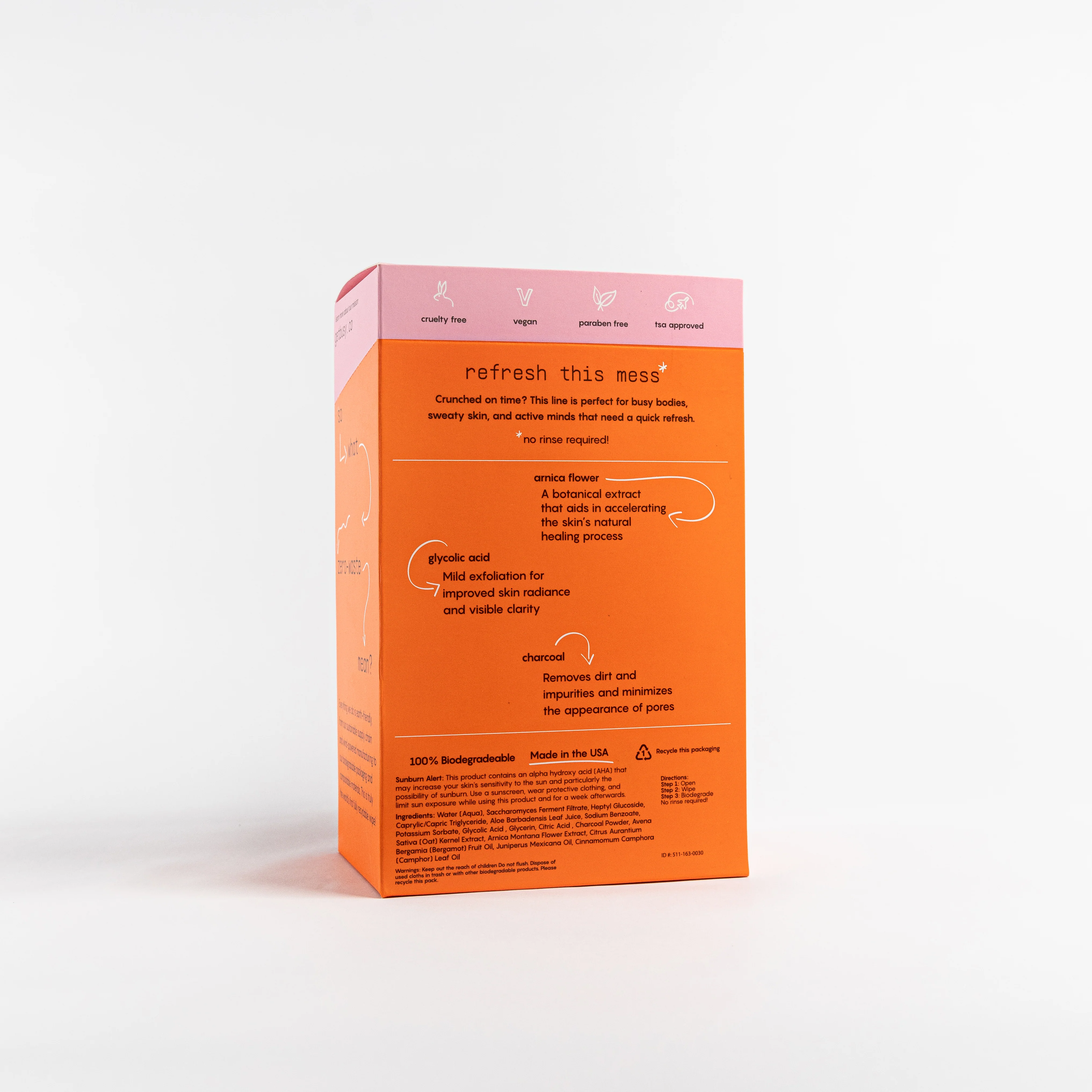 Busy Co. Large Body Wipes, Clarifying Citrus, 80ct - Image 5