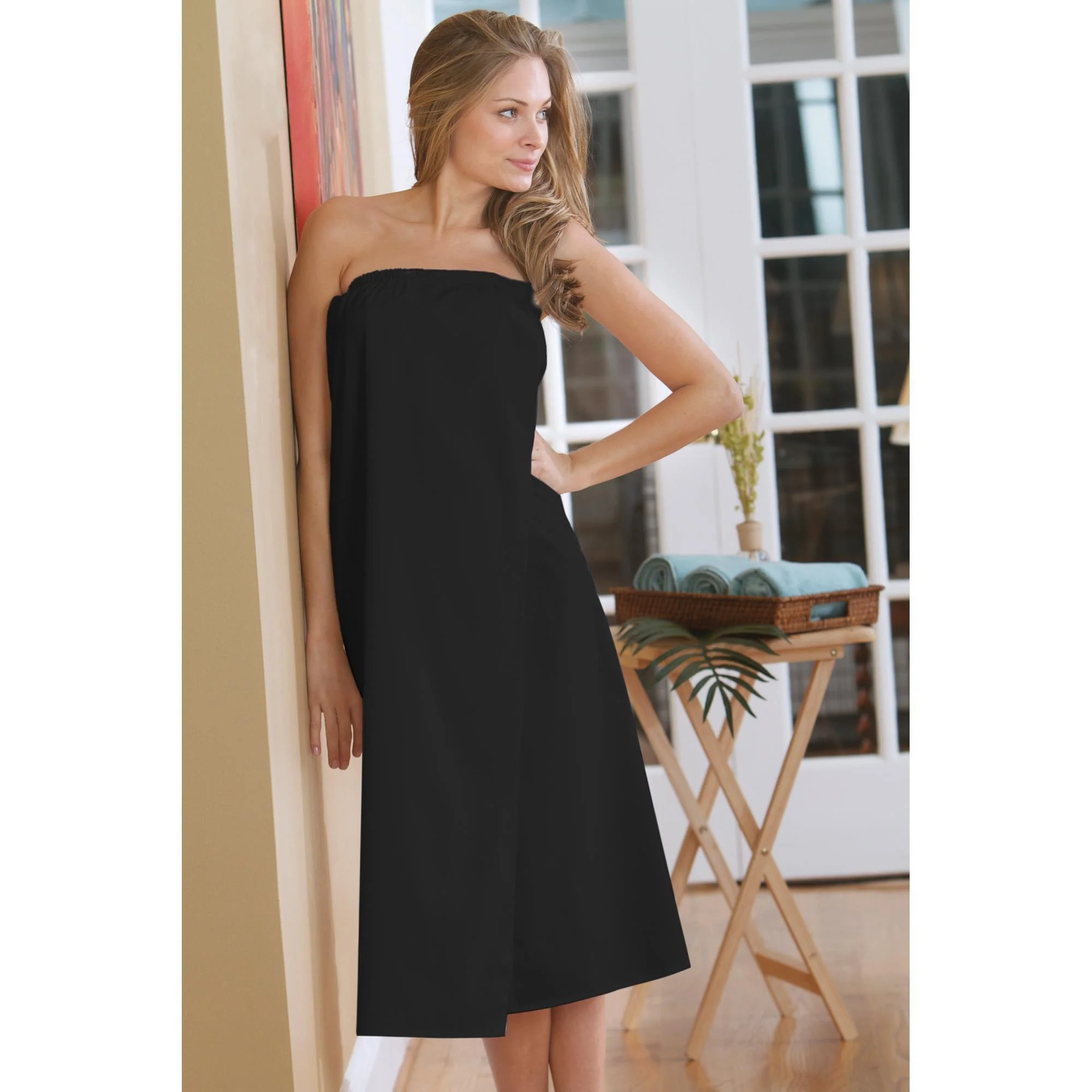 Canyon Rose Body Wrap, Poly-Cotton, Black or White - Image 4