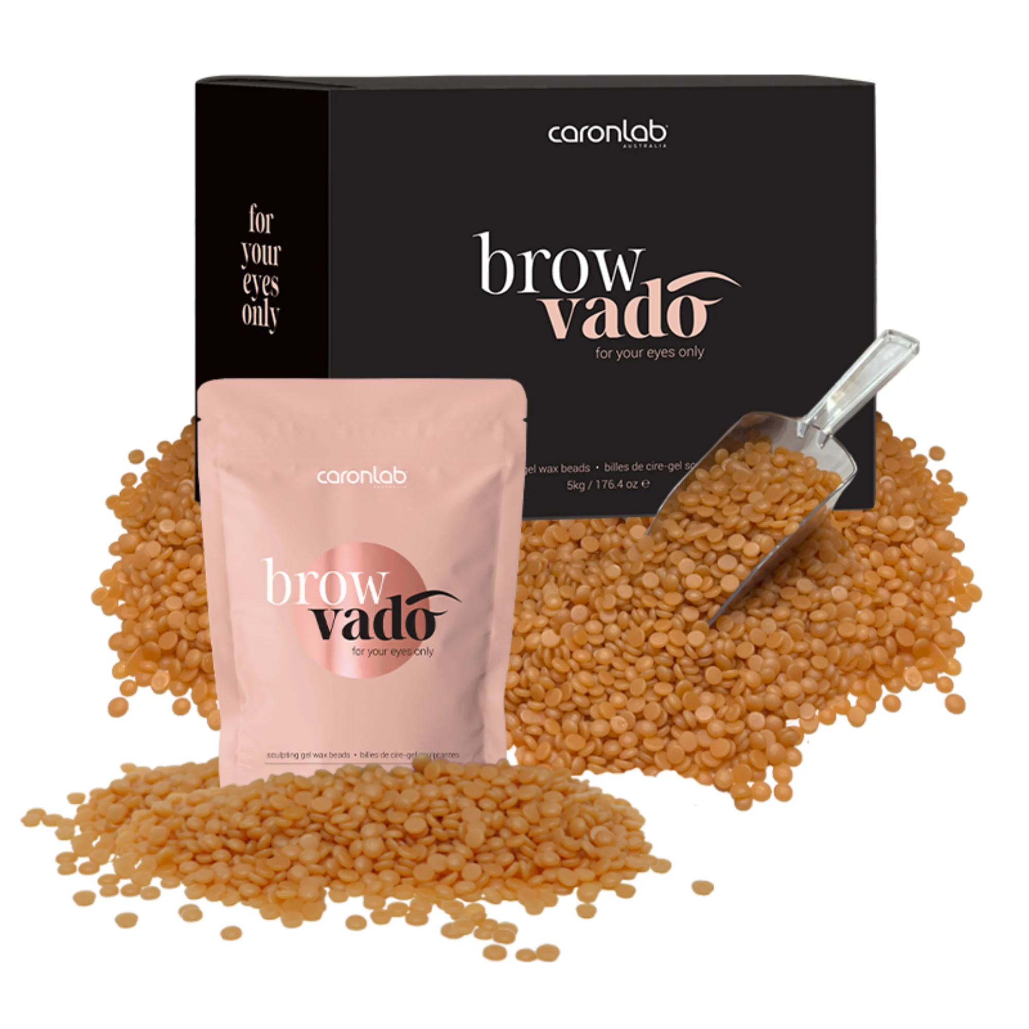 Caronlab Browvado Gel Wax Beads
