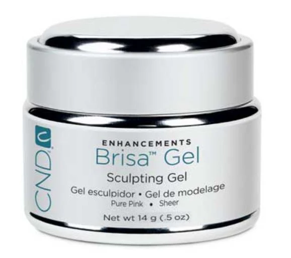 CND Enhancements, Brisa Sculpting Gel, Pure Pink, Sheer, 0.5 oz