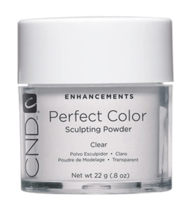 CND Enhancements, Perfect Color Sculpting Powders, Clear