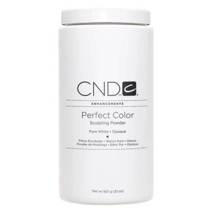 CND Enhancements, Perfect Color Sculpting Powders, Pure White, Opaque - Image 2