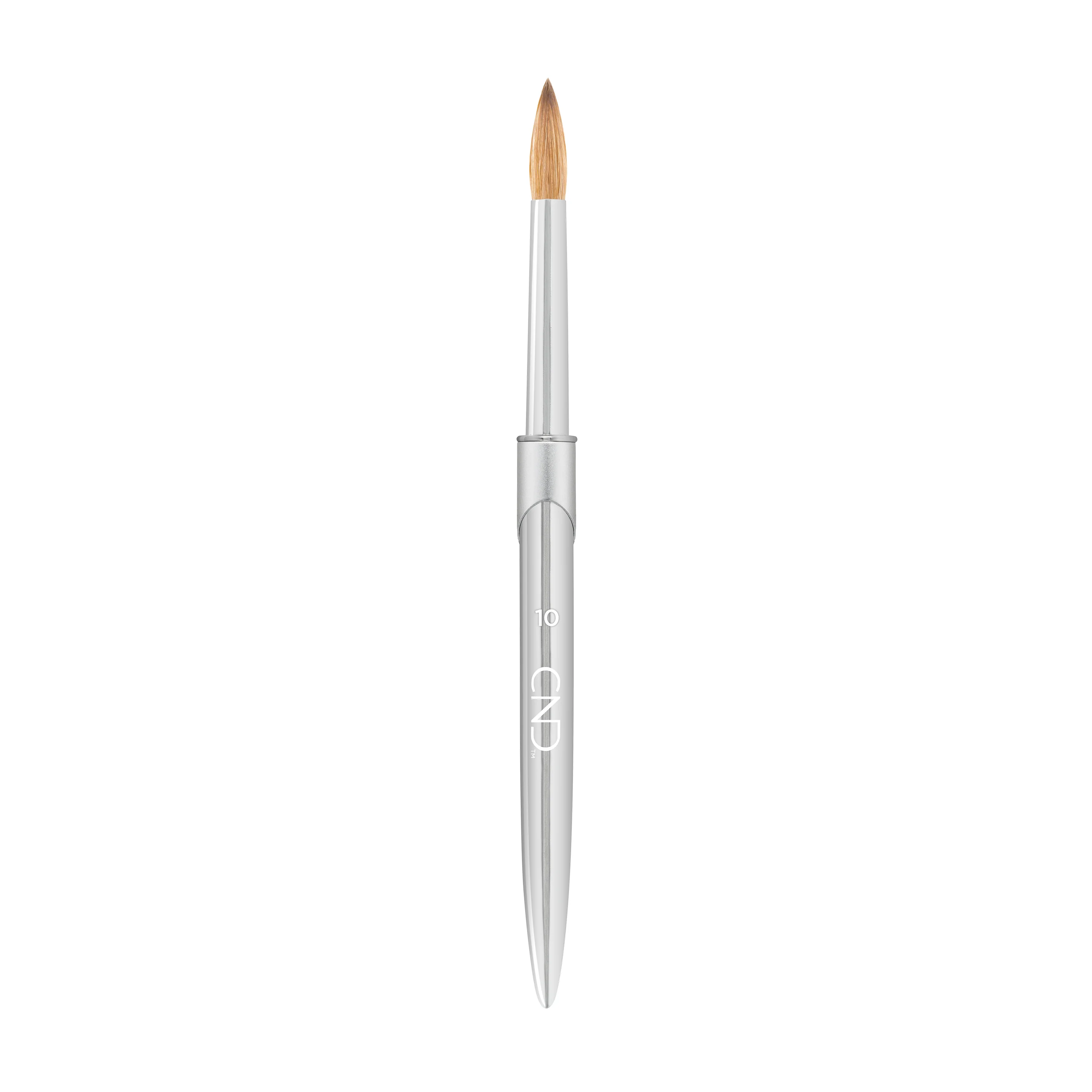 CND Pro Sculpting Liquid & Powder Round Brush, #10 - Image 4