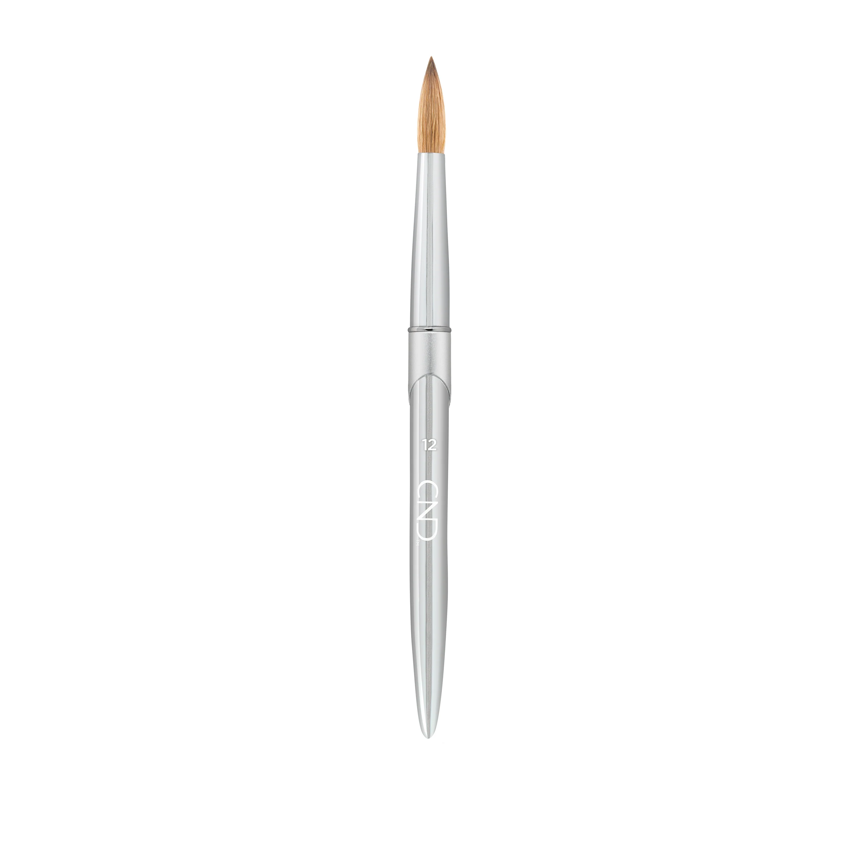 CND Pro Sculpting Liquid & Powder Round Brush, #12 - Image 4