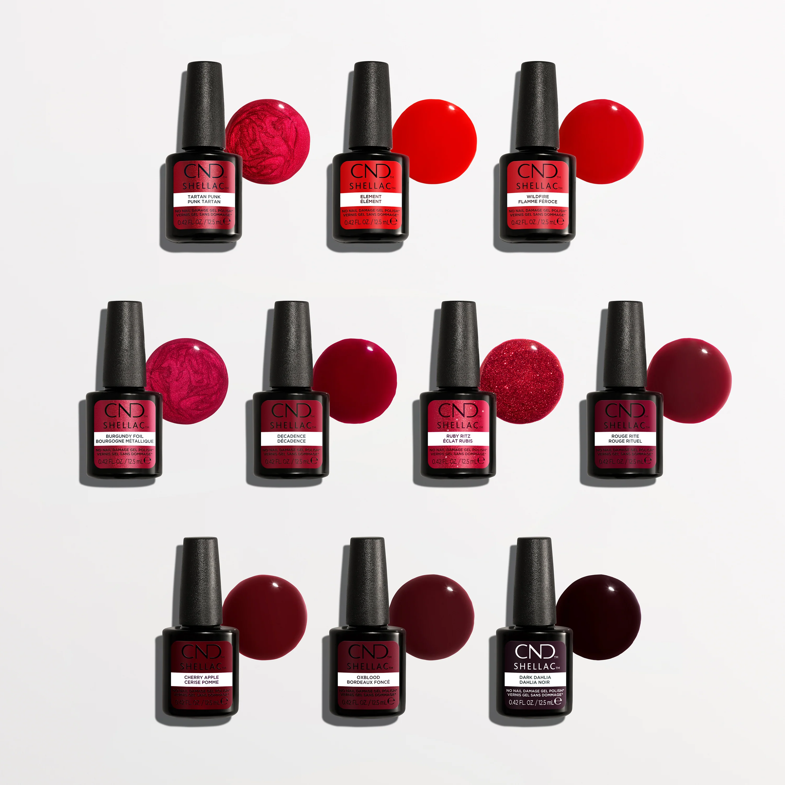 CND Shellac, Black Cherry 0.42 fl oz - Image 7