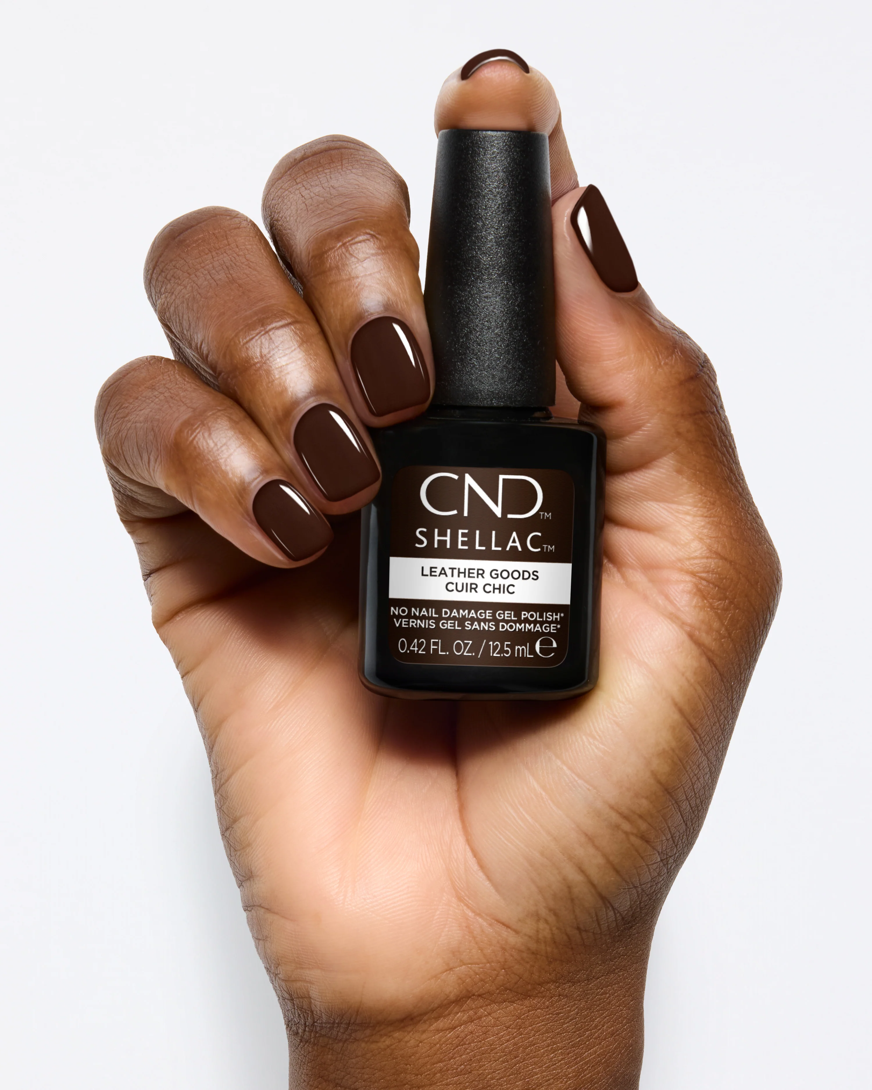 CND Shellac, Leather Goods, 0.42 fl oz - Image 5