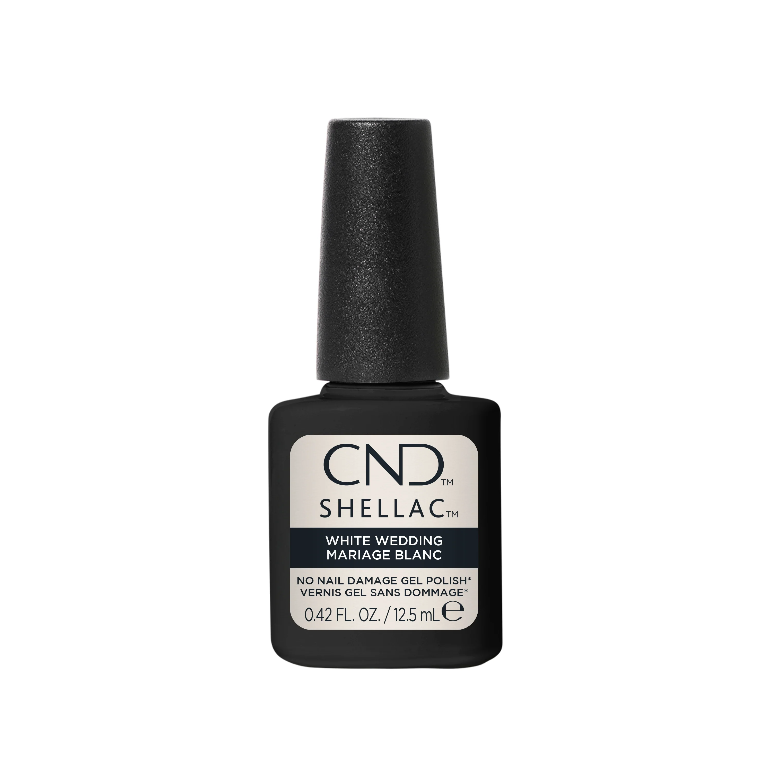 CND Shellac, White Wedding, 0.42 fl oz
