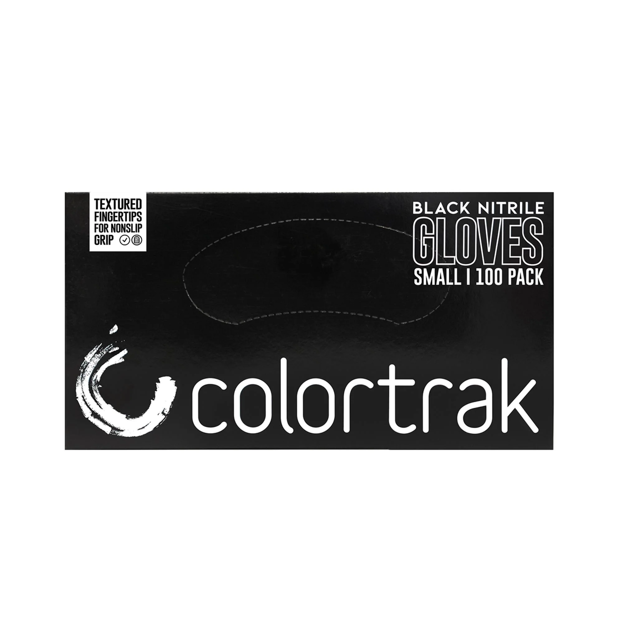 Colortrak Nitrile Gloves, Midnight Black, 100 ct - Image 4